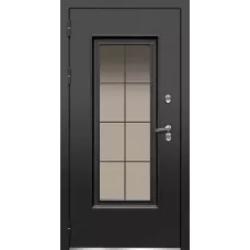 Входная дверь Англия 9005 Термо (Белый матовый)