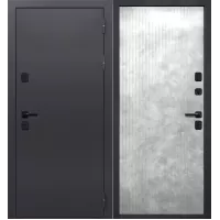 Входная дверь Термо Эверест с терморазрывом (Букле графит/Бетон снежный 860*2050 правая)