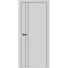 Межкомнатная дверь FOX-24Al (Светло-серый ПП)