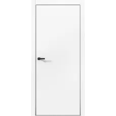 Межкомнатная дверь FOX-0 Al (Белый матовый ПП)