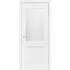 Межкомнатная дверь Юник 1 (Эмалит аляска) со стеклом