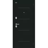 Входная дверь Мило (Букле черное/Cappuccino Veralinga)