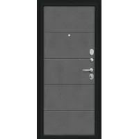 Входная дверь Граффити-1 (Букле черное/Slate Art)