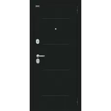 Входная дверь Граффити-1 (Букле черное/Slate Art)