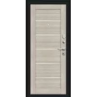 Входная дверь Техно Kale (Букле черное/Cappuccino Veralinga)