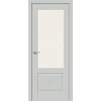 Прима-13.Ф2.0.0 Grey Matt White Сrystal