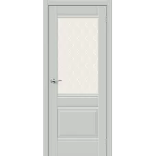 Прима-3 Grey Matt White Сrystal