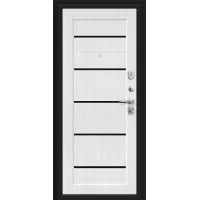 Входная дверь Борн (Букле черное/Snow Melinga)