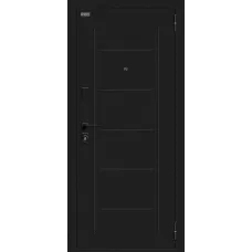 Входная дверь Борн/SBlack (Букле черное/Bianco Melinga)
