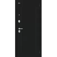 Входная дверь Флэш (Букле черное/Snow Melinga)