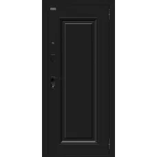 Входная дверь Флэш МФ/SBlack (Букле черное/White Silk)