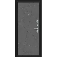 Входная дверь Граффити-5 (Букле черное/Slate Art)