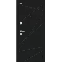 Входная дверь Граффити-5 (Букле черное/Slate Art)