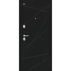 Входная дверь Граффити-5 (Букле черное/Slate Art)