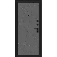 Входная дверь Граффити-5/SBlack (Букле черное/Slate Art)