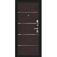 Входная дверь Лайн (Букле черное/Wenge Veralinga)