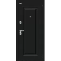 Входная дверь Мило МФ/BChrome (Букле черное/Wenge Melinga)