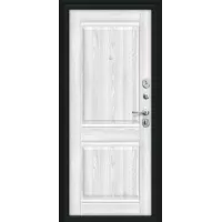 Входная дверь Некст Kale (Букле черное/Riviera Ice)