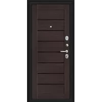 Входная дверь Техно (Букле черное/Wenge Veralinga)