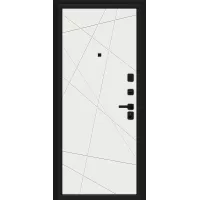 Входная дверь Кьюб (RBE) Total Black/Super White)