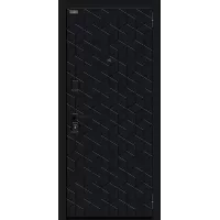 Входная дверь Кьюб (RBE) Total Black/Super White)