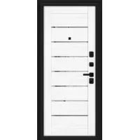 Входная дверь Прайд (Total Black/Snow Melinga)