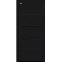 Входная дверь Прайд (Total Black/Snow Melinga)