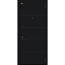 Входная дверь Прайд (Total Black/Snow Melinga)