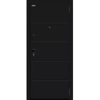 Входная дверь Прайм/SBlack (Black Shell/White Silk)