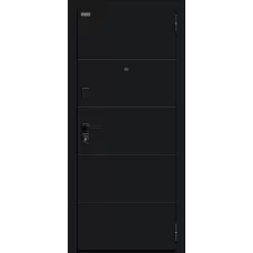 Входная дверь Прайм/SBlack (Black Shell/White Silk)