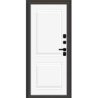 Входная дверь Thermo Некст МФ/SBlack (Старк шоколад/White Silk)