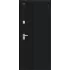 Входная дверь Thermo Техно Декор-2 (Букле черное/Snow Melinga)