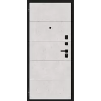 Входная дверь Граффити-1 Инсайд/SBlack (Букле черное/Look Art)