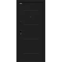 Входная дверь Граффити-1 Инсайд/SBlack (Букле черное/Slate Art)