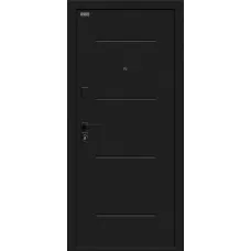 Входная дверь Граффити-1 Инсайд/SBlack (Букле черное/Slate Art)