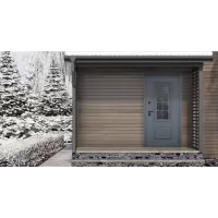 Входная дверь Арктика с окном (терморазрыв 3к)