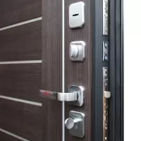 Входная дверь Дуэт (Орех рифленый)