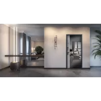 Входная дверь Барселона с зеркалом