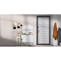 Входная дверь Дуэт (Белая лиственница)