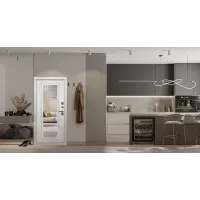 Входная дверь Арктика с зеркалом (терморазрыв 3к)