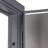 Входная дверь Беркут с зеркалом (Белый матовый)