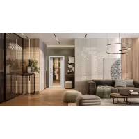 Входная дверь Дуэт с зеркалом