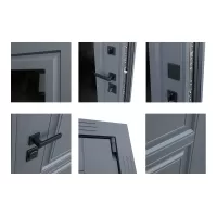 Входная дверь Гермес Неоклассика с зеркалом