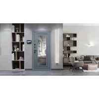 Входная дверь Гермес Неоклассика с зеркалом