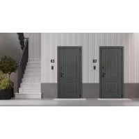 Входная дверь Scandi с зеркалом