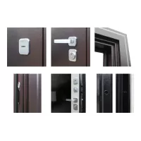 Входная дверь Спартак с зеркалом