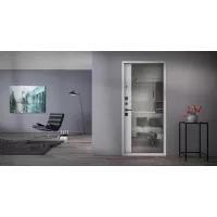 Входная дверь Вертикаль с зеркалом