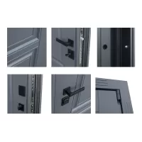 Входная дверь Гермес Неоклассика (Графит)