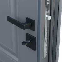 Входная дверь Гермес Неоклассика (Графит)