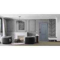 Входная дверь Гермес Неоклассика (Графит)